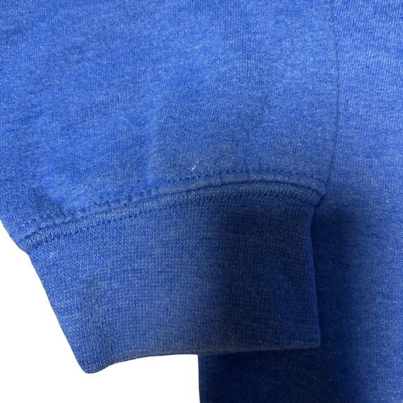 Marushka Women’s Blue Sunflower Field Graphic Crewneck Nature Sweatshirt SZ M - Picture 4 of 4